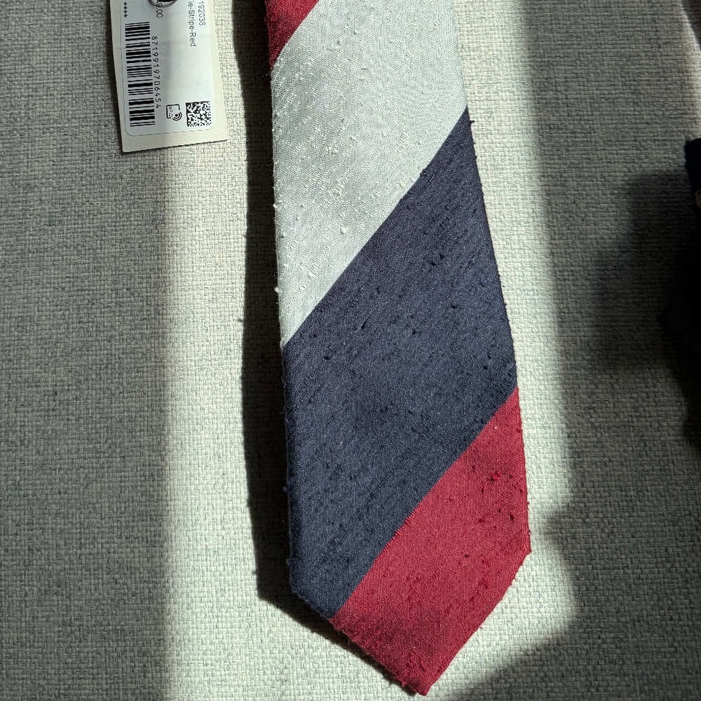 SUITSUPPLY Block Stripe Necktie